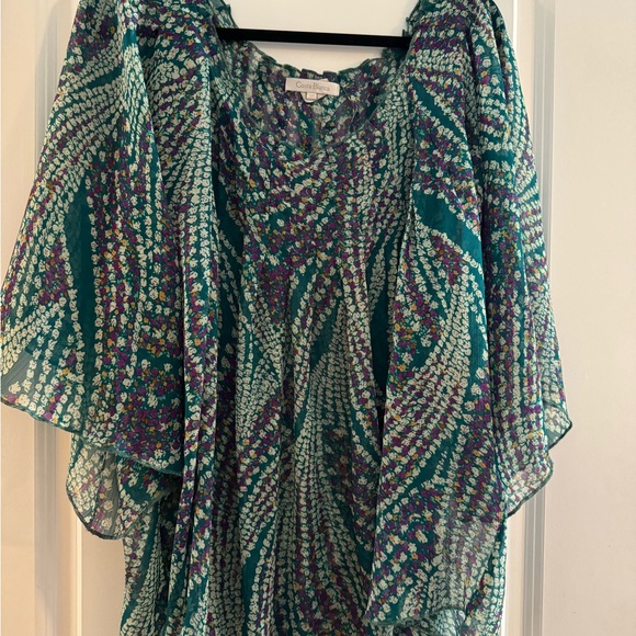 Plus Size Mesh Shirt Green - Picture 3 of 6